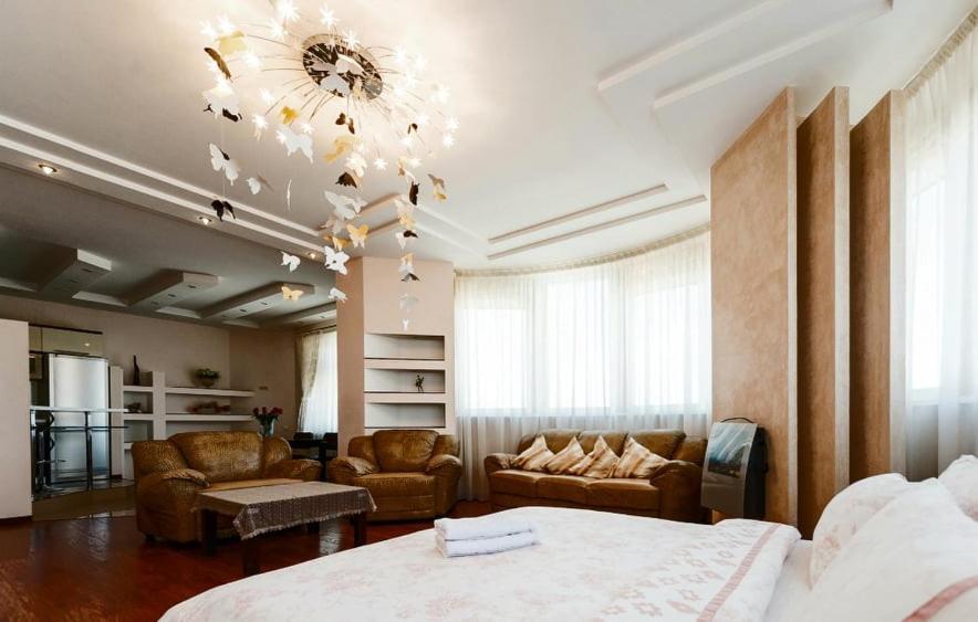 Роскошная 3К Квартира 135М2 На Набережной. Минская Kiew Exterior foto